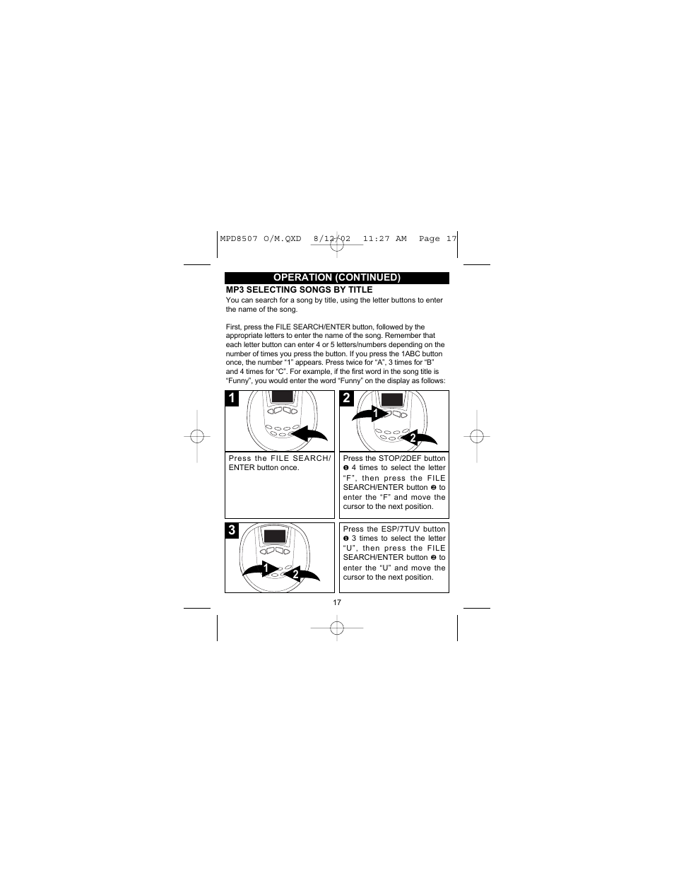 Memorex MPD8507 User Manual | Page 18 / 23