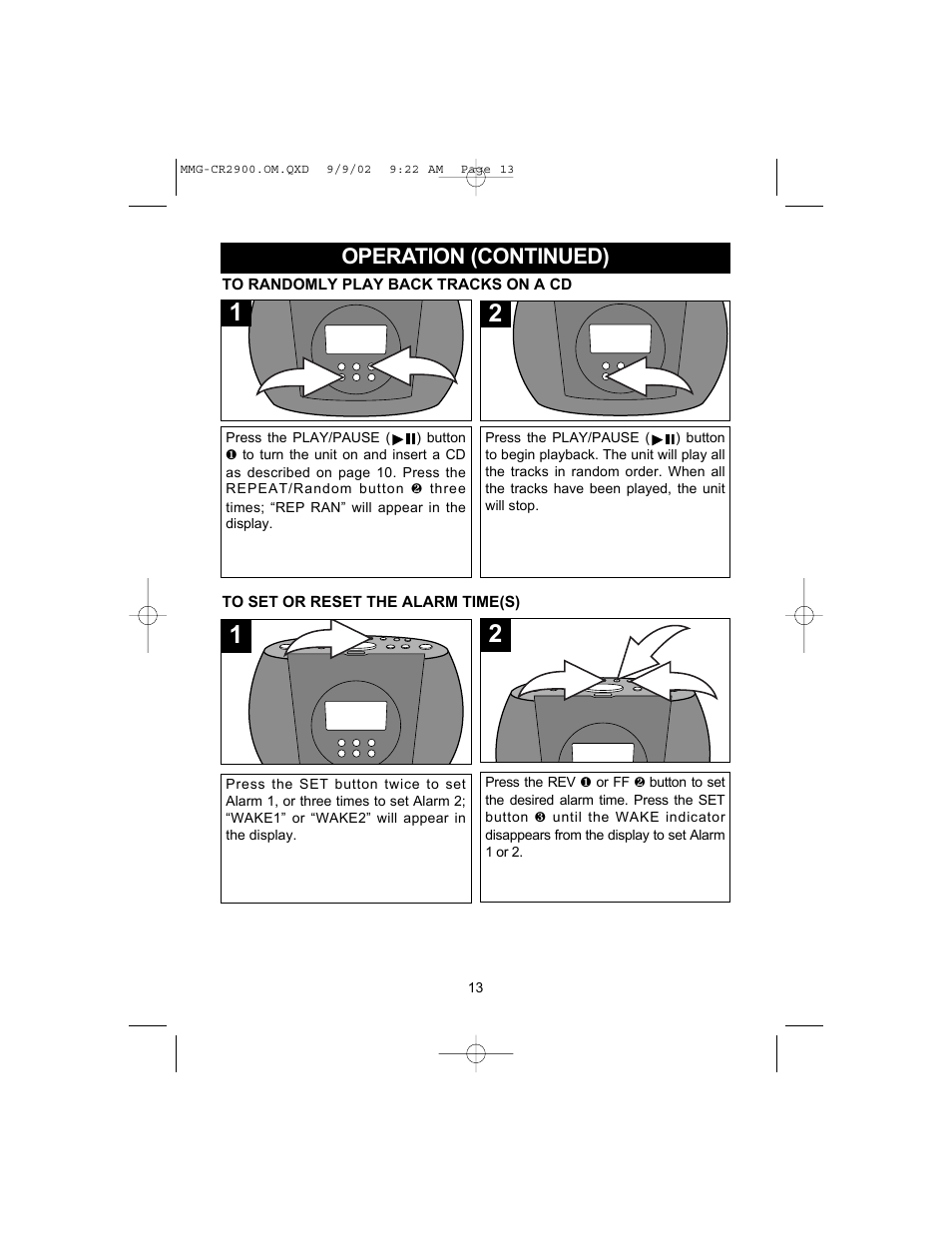 Memorex MMG-CR2900 User Manual | Page 14 / 22
