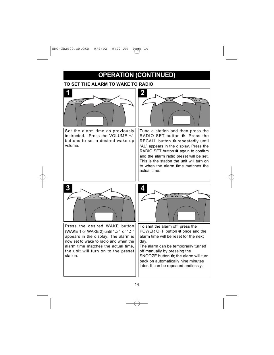 Memorex MMG-CR2900 User Manual | Page 15 / 22