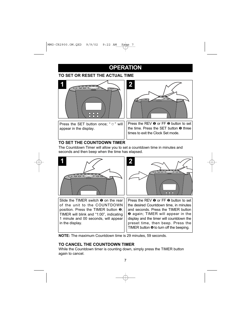 Memorex MMG-CR2900 User Manual | Page 8 / 22