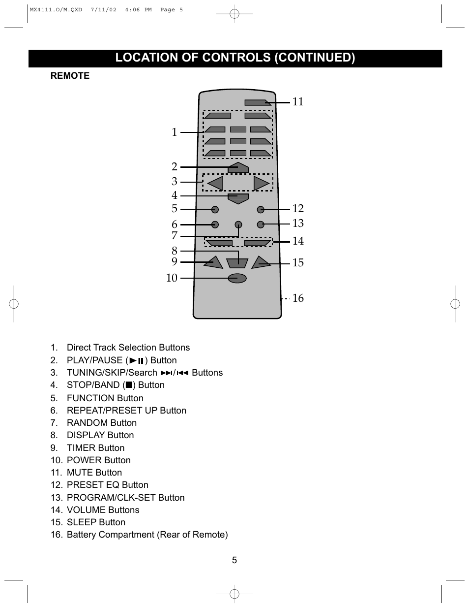 Memorex MX4111 User Manual | Page 6 / 18