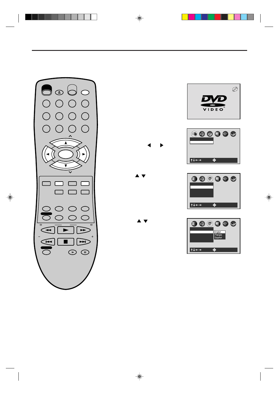 Setting setup language | Memorex MVD4540 User Manual | Page 36 / 61