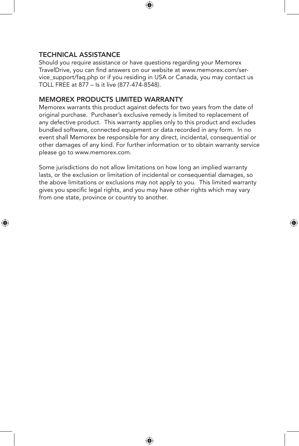 Memorex M-Flyer User Manual | Page 5 / 5