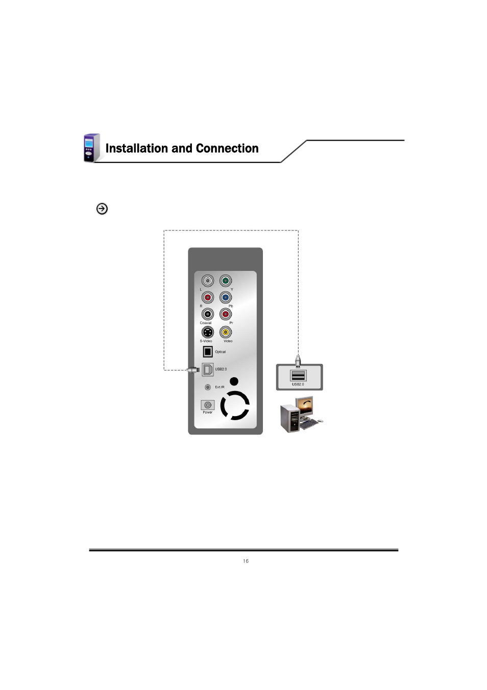 Installation and connection | Mvix MV-5000U User Manual | Page 16 / 37