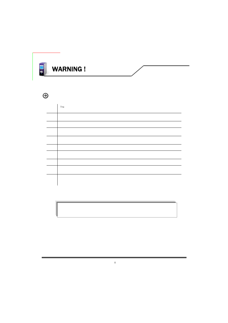 Warning, Safety instructions | Mvix MV-5000U User Manual | Page 8 / 37
