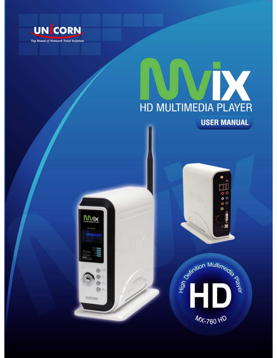 Mvix MX-760HD User Manual | 102 pages