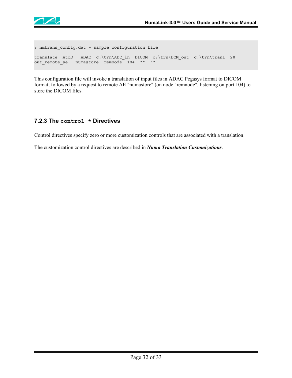 Me Inc NumaLink-3.0 User Manual | Page 33 / 33