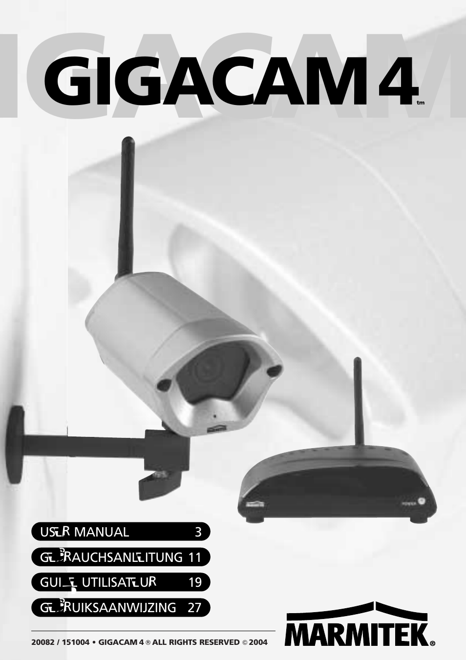 Marmitek GIGACAM 4 User Manual | 36 pages