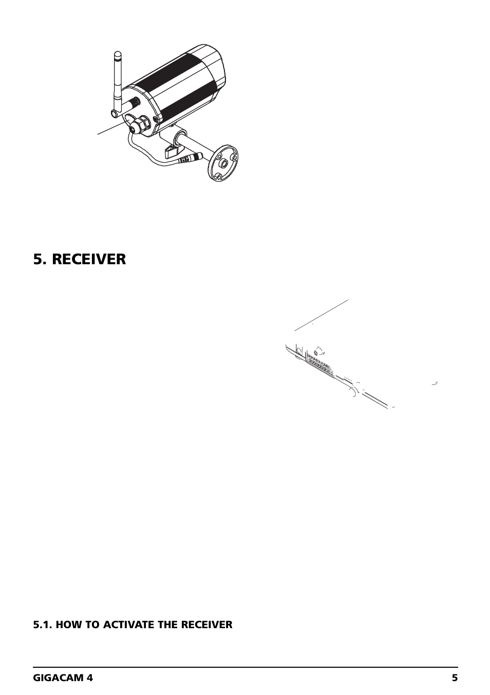 Receiver | Marmitek GIGACAM 4 User Manual | Page 5 / 36