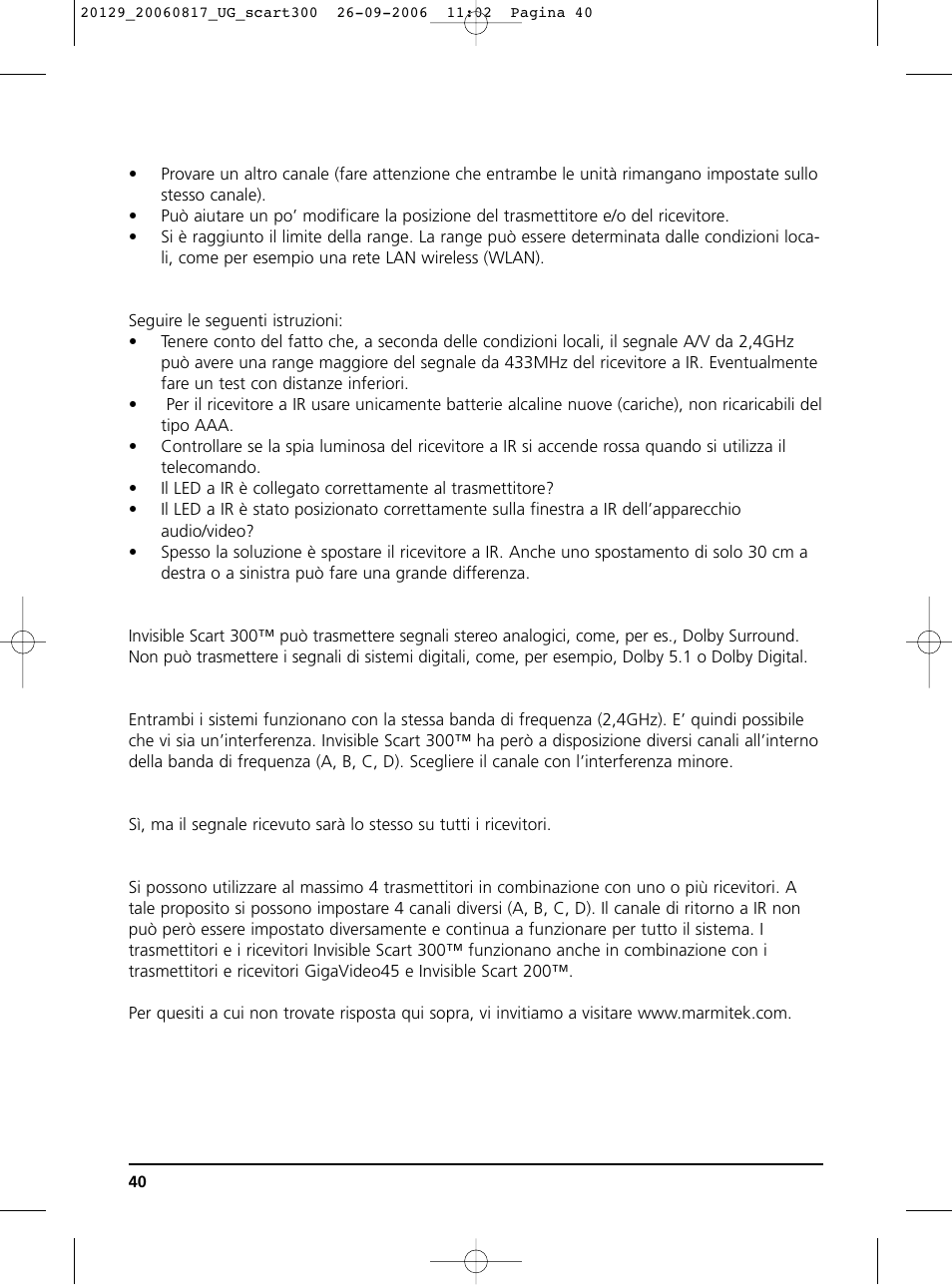 Marmitek 300 User Manual | Page 39 / 51