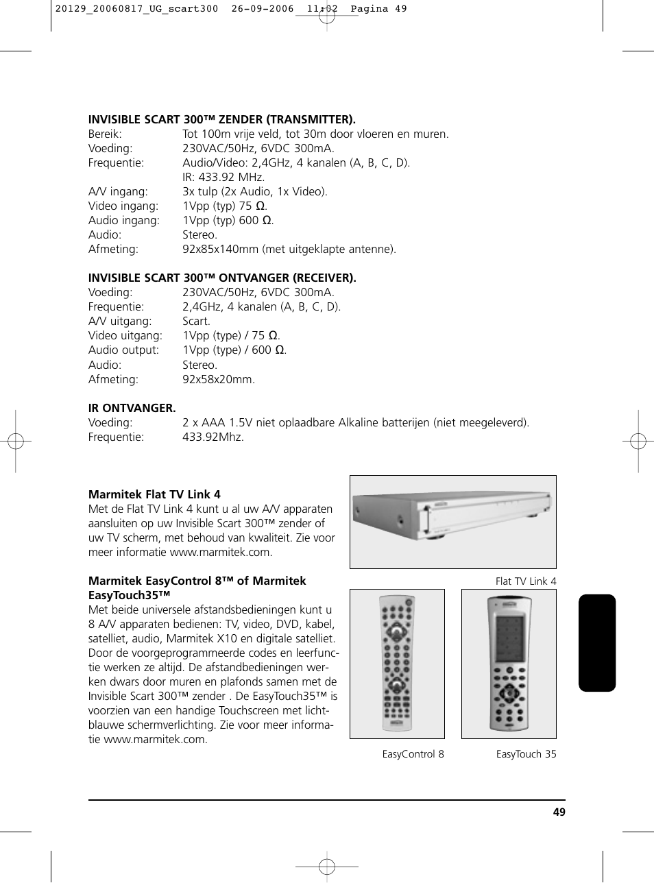 Marmitek 300 User Manual | Page 48 / 51