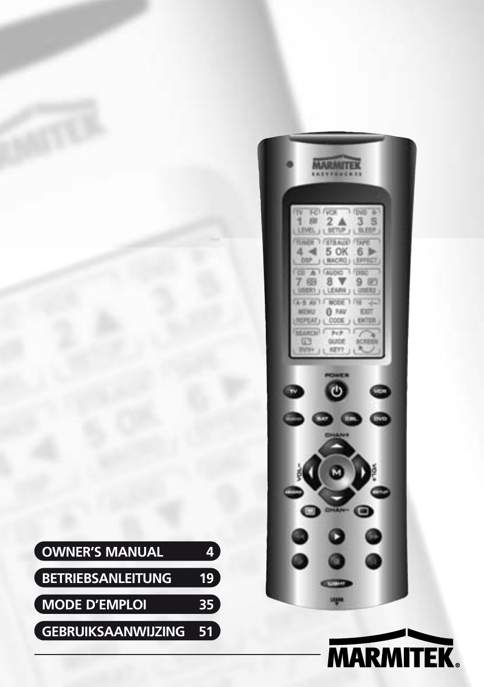 Marmitek 25 User Manual | 68 pages