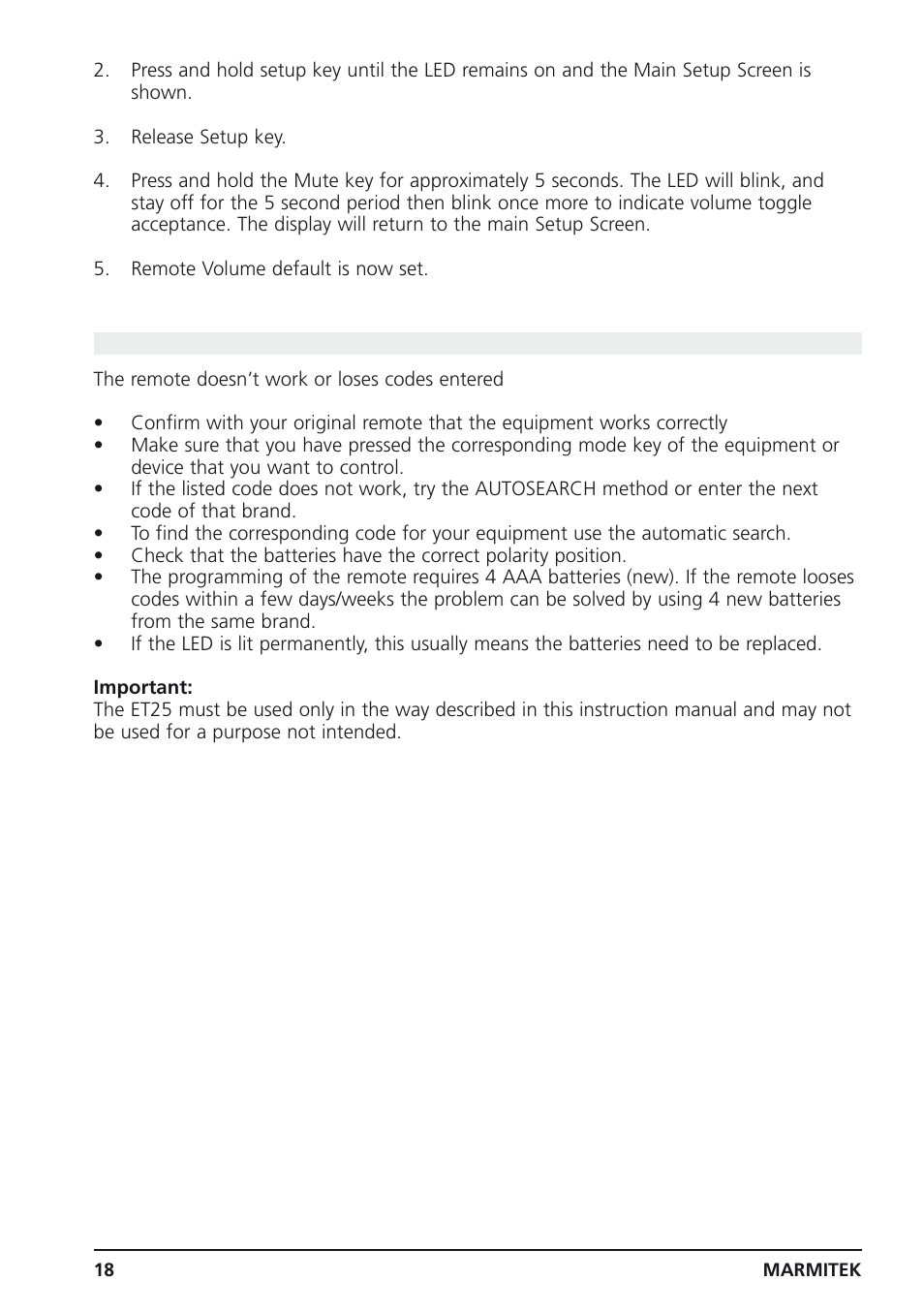 13 problems and troubleshooting | Marmitek 25 User Manual | Page 18 / 68