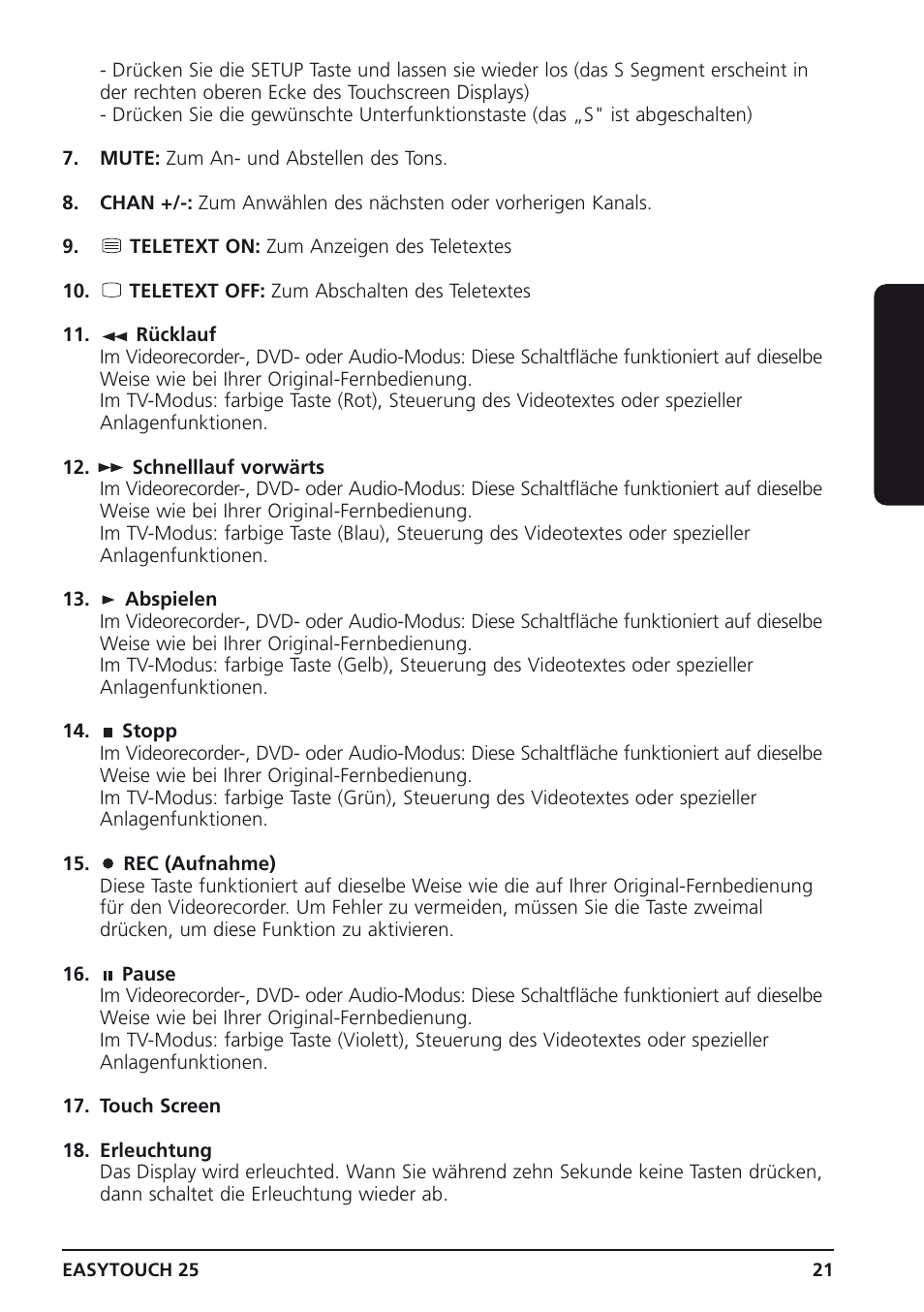 Deutsch | Marmitek 25 User Manual | Page 21 / 68