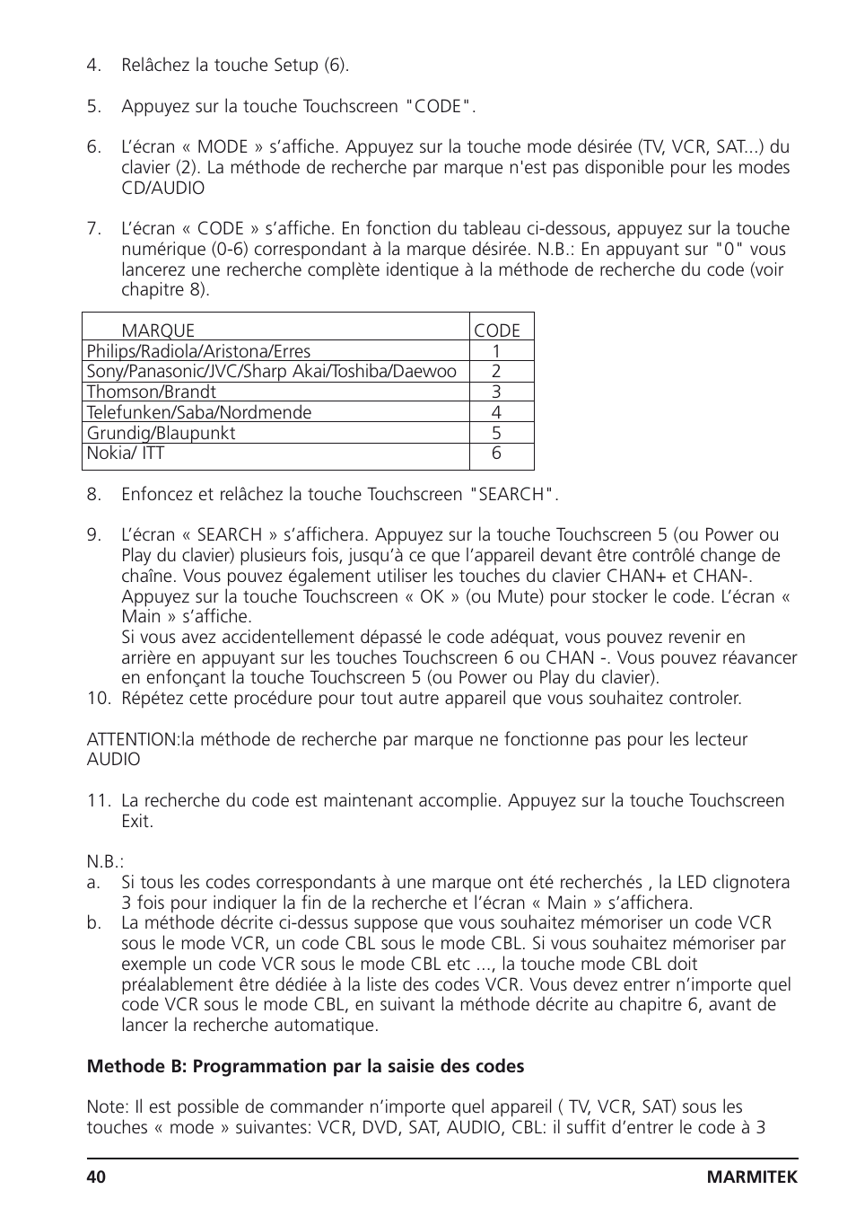 Marmitek 25 User Manual | Page 40 / 68