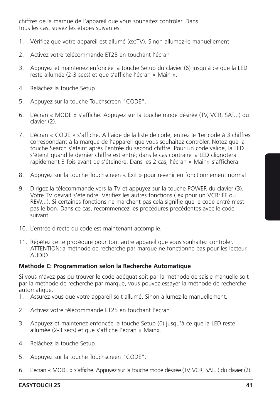 Français | Marmitek 25 User Manual | Page 41 / 68