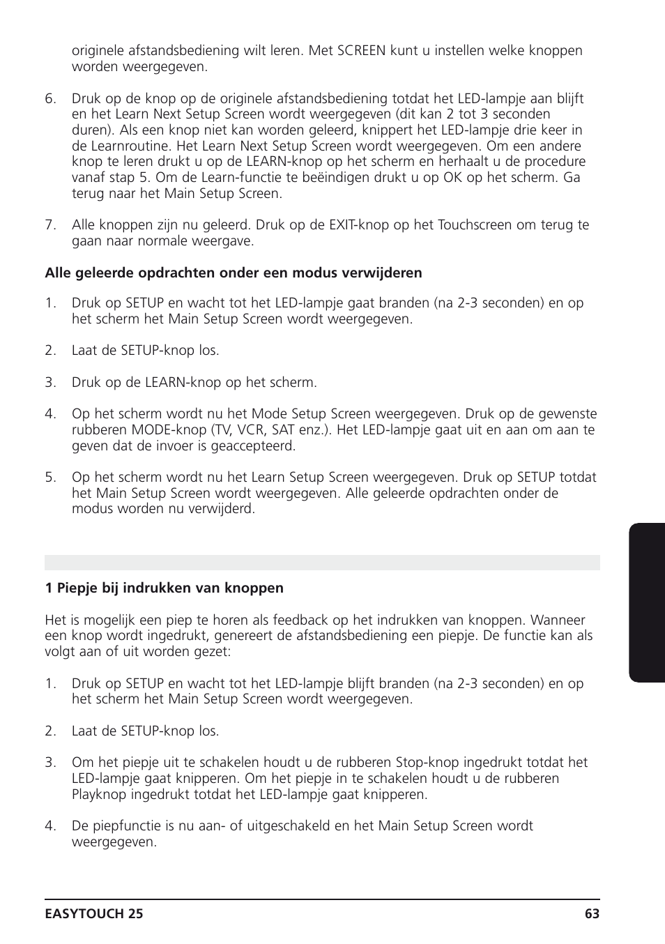 12 extra functies, Nederlands | Marmitek 25 User Manual | Page 63 / 68