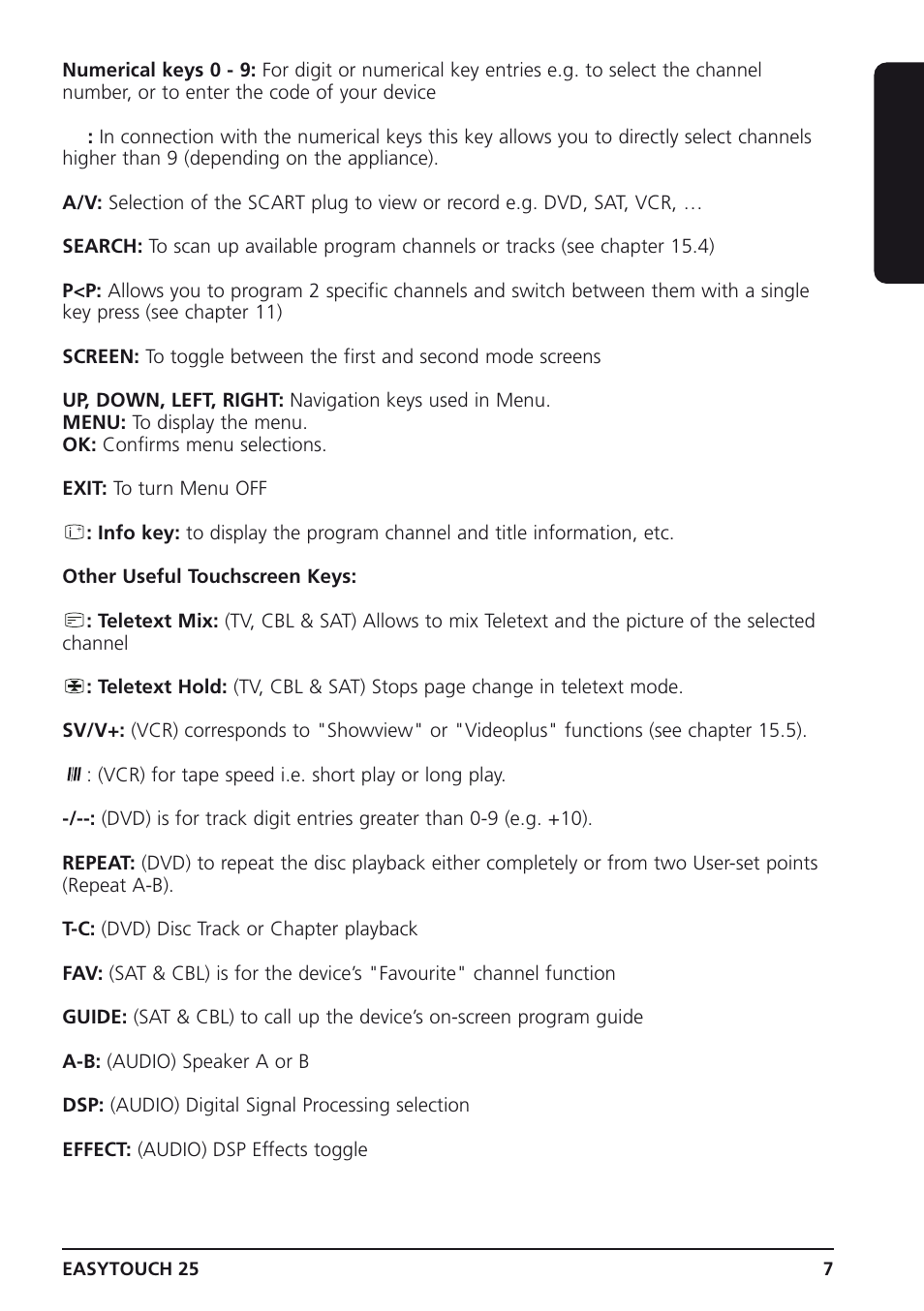 English | Marmitek 25 User Manual | Page 7 / 68