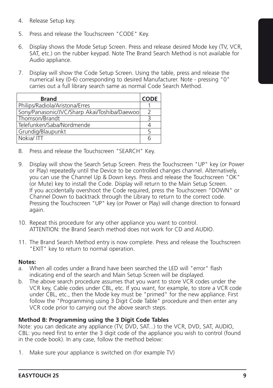 English | Marmitek 25 User Manual | Page 9 / 68