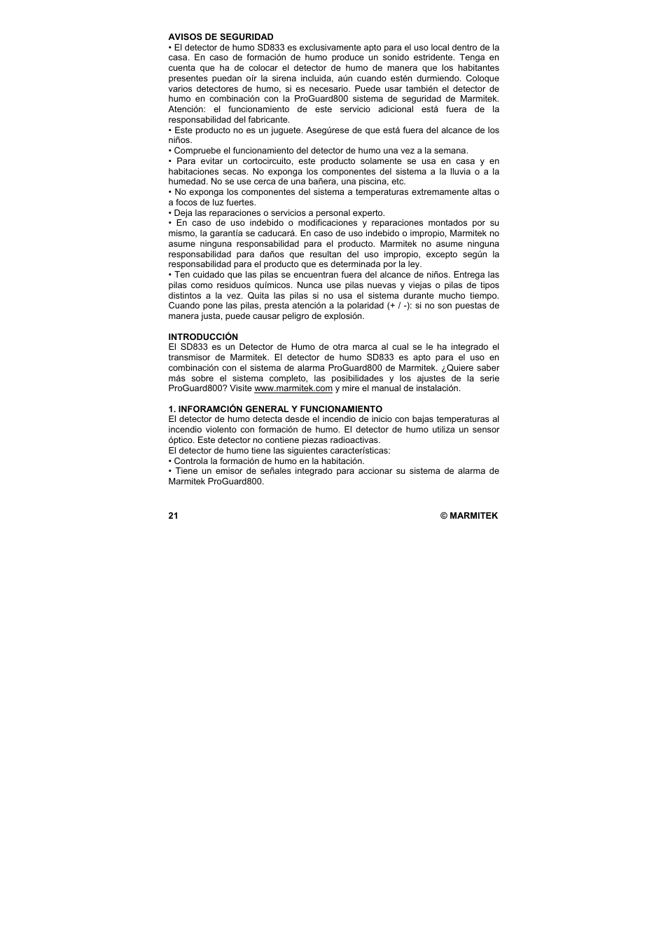 Marmitek SD833 User Manual | Page 22 / 44