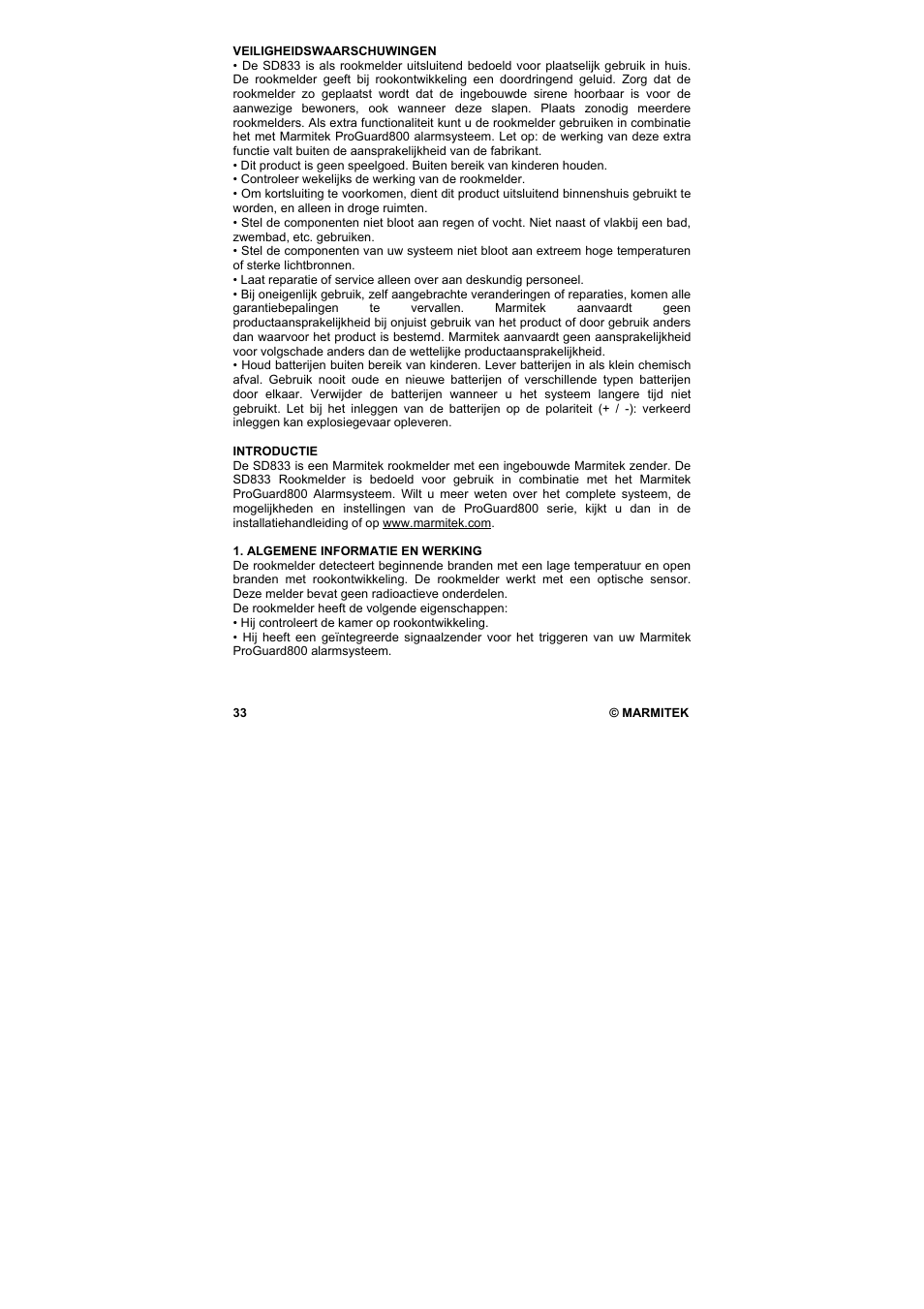 Marmitek SD833 User Manual | Page 34 / 44