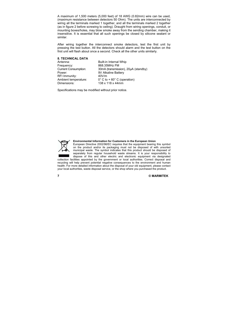 Marmitek SD833 User Manual | Page 8 / 44