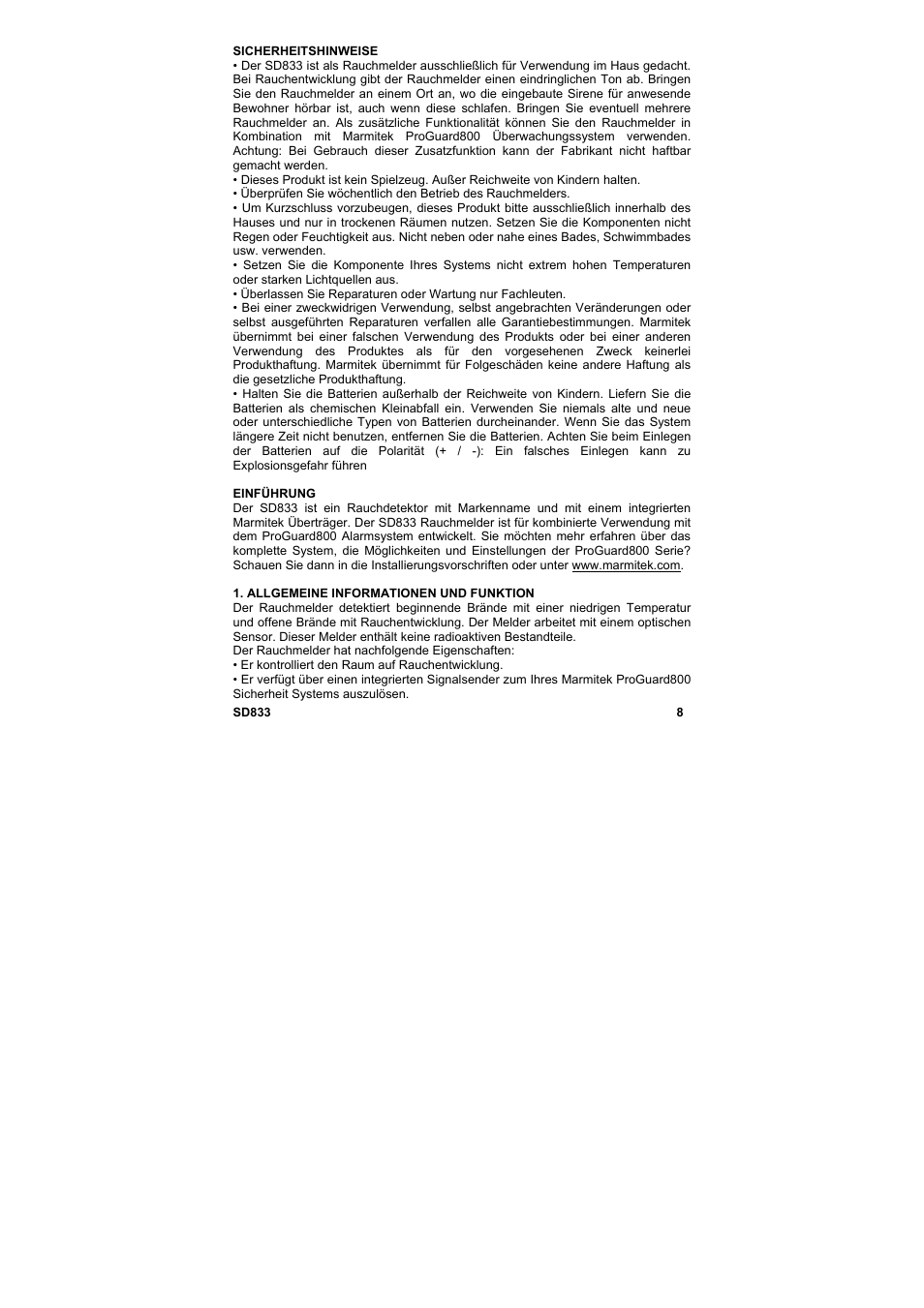 Marmitek SD833 User Manual | Page 9 / 44