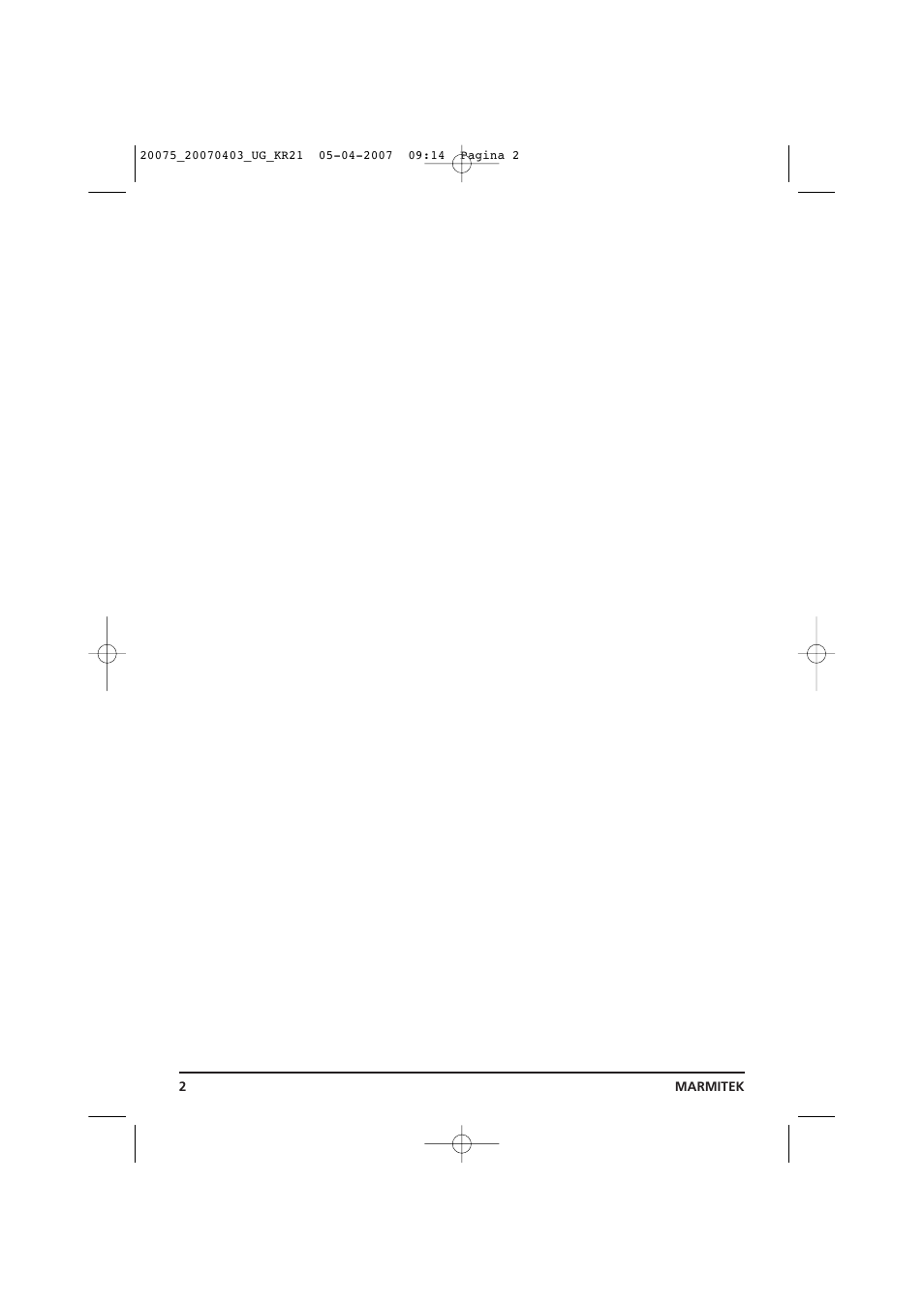Marmitek 20075/20070403 User Manual | Page 2 / 16