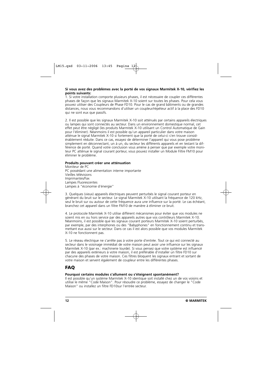 Marmitek LM15 User Manual | Page 12 / 28