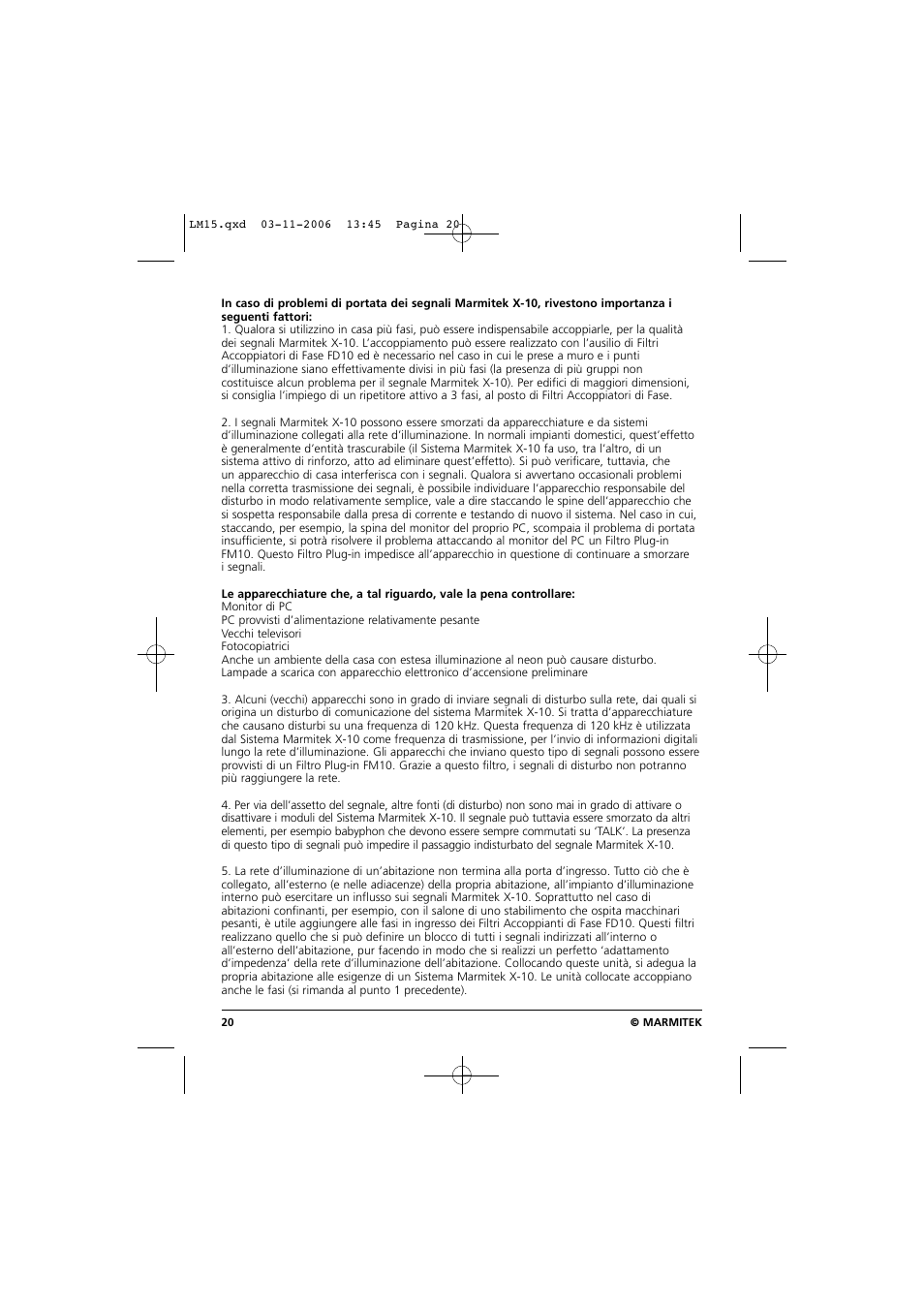 Marmitek LM15 User Manual | Page 20 / 28