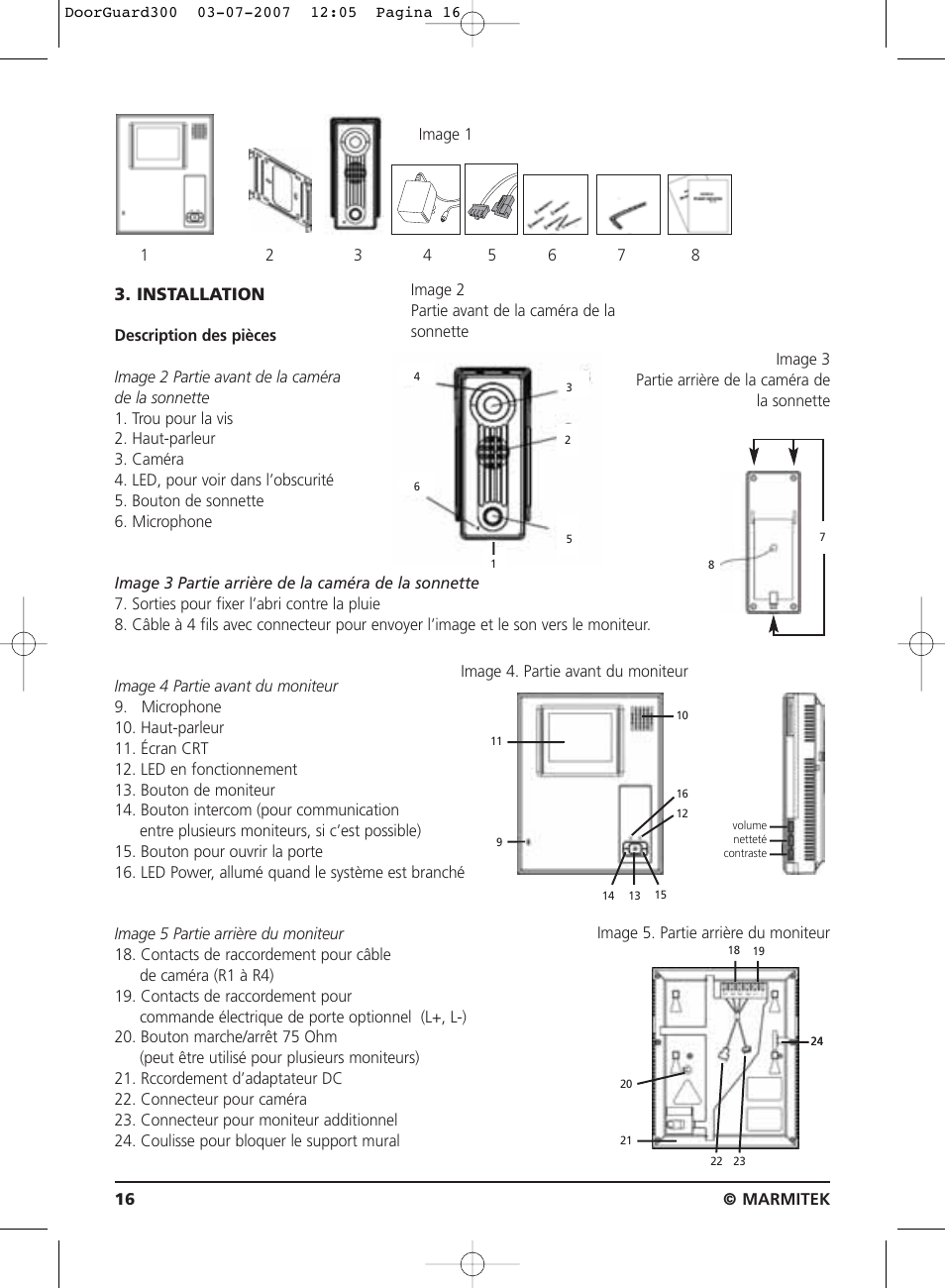 Installation | Marmitek DOORGUARD300TM User Manual | Page 16 / 40