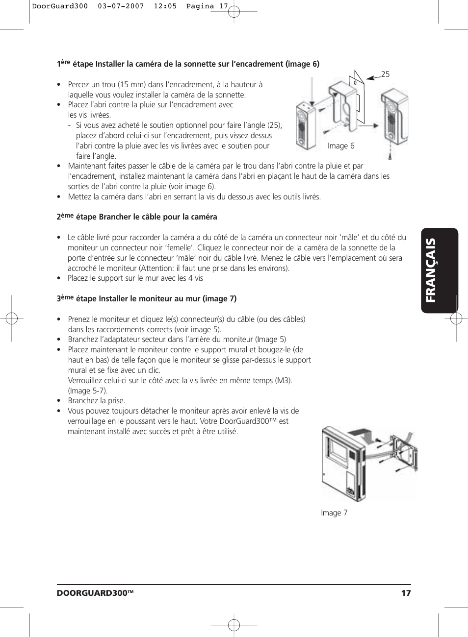 Français | Marmitek DOORGUARD300TM User Manual | Page 17 / 40