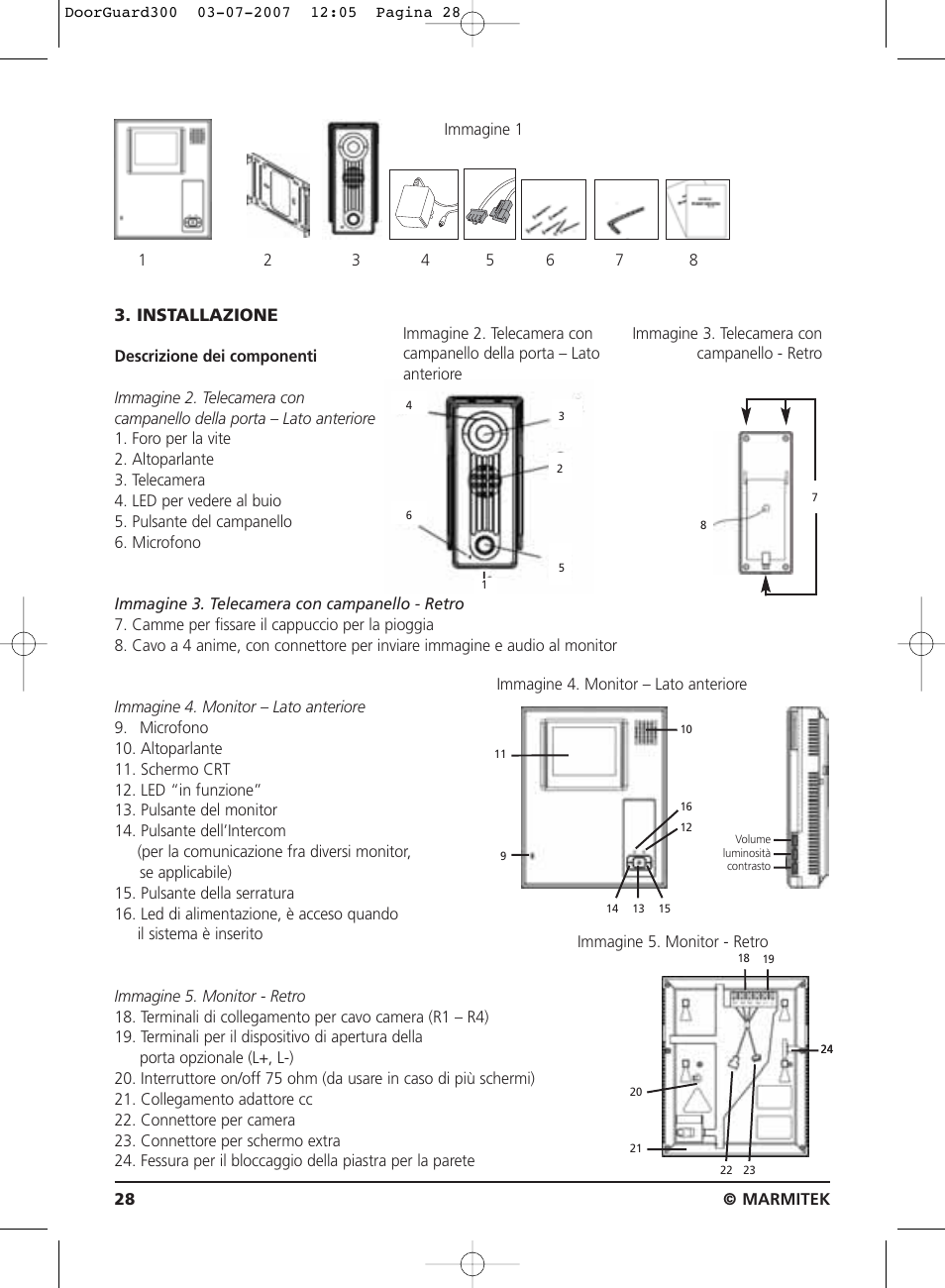 Installazione | Marmitek DOORGUARD300TM User Manual | Page 28 / 40