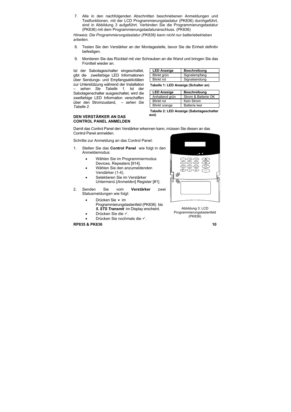 Marmitek PROGUARD800 Series RP835 User Manual | Page 10 / 40