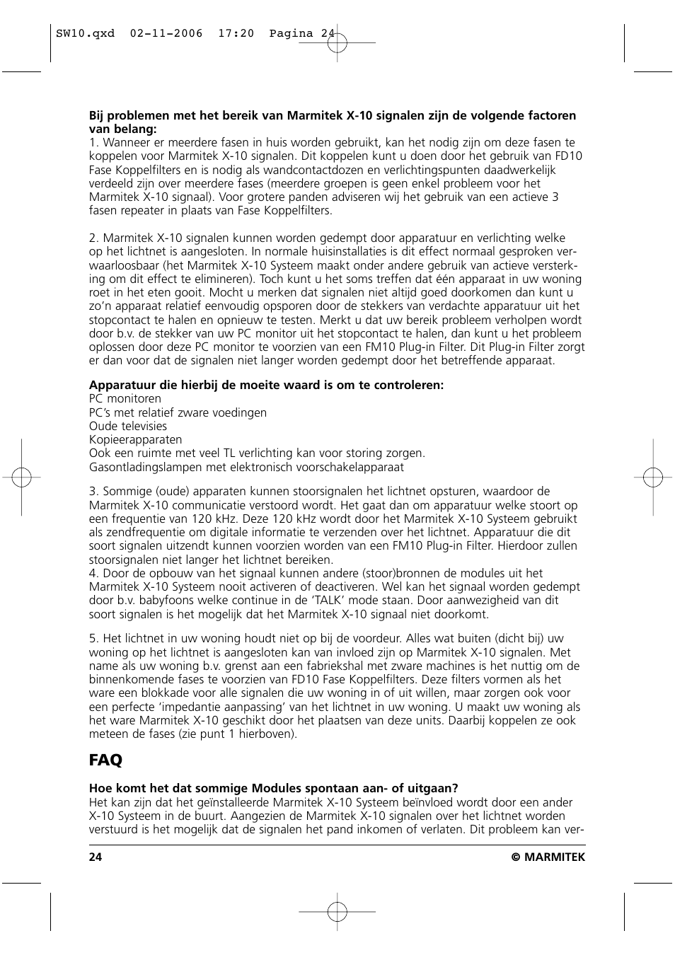 Marmitek SW10 User Manual | Page 24 / 28