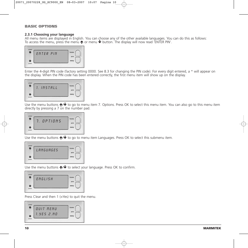 Marmitek TOTALGUARD User Manual | Page 10 / 40