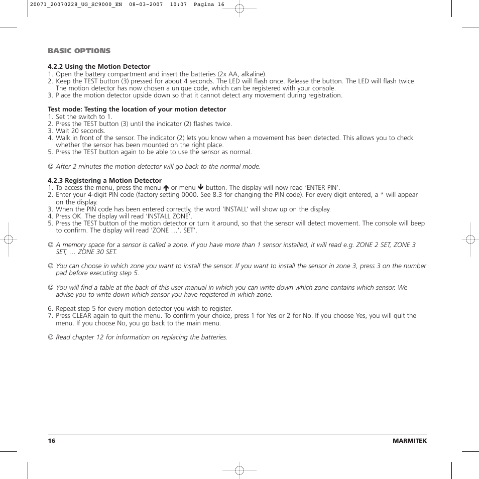 Marmitek TOTALGUARD User Manual | Page 16 / 40