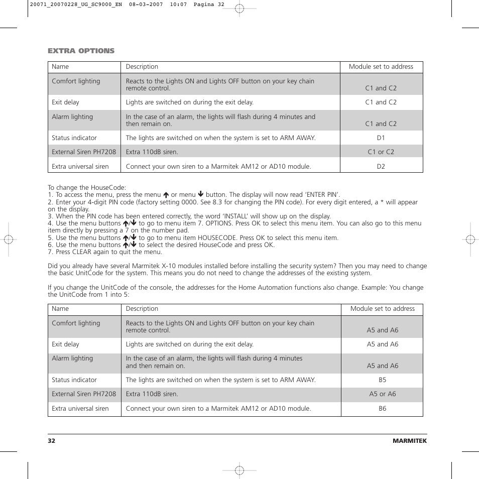 Marmitek TOTALGUARD User Manual | Page 32 / 40