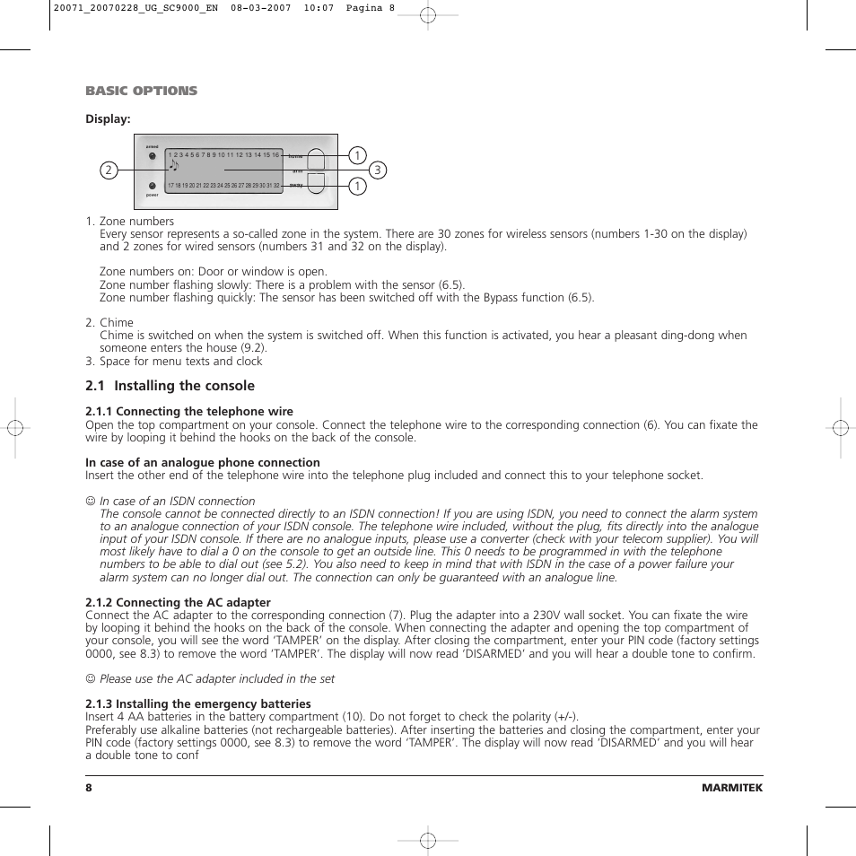 Marmitek TOTALGUARD User Manual | Page 8 / 40