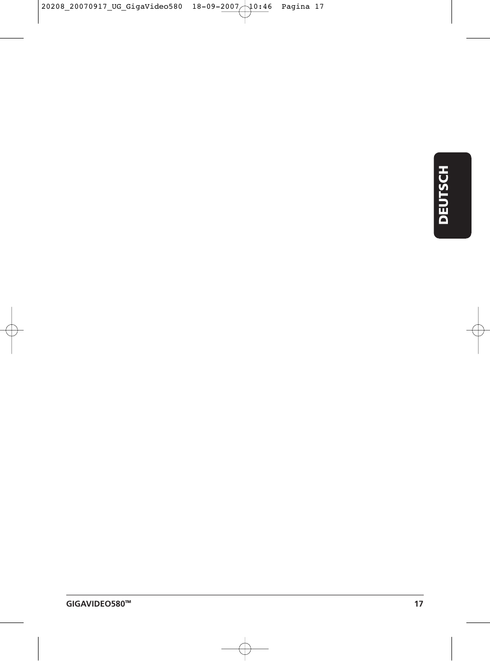 Deutsch | Marmitek 580 User Manual | Page 17 / 52