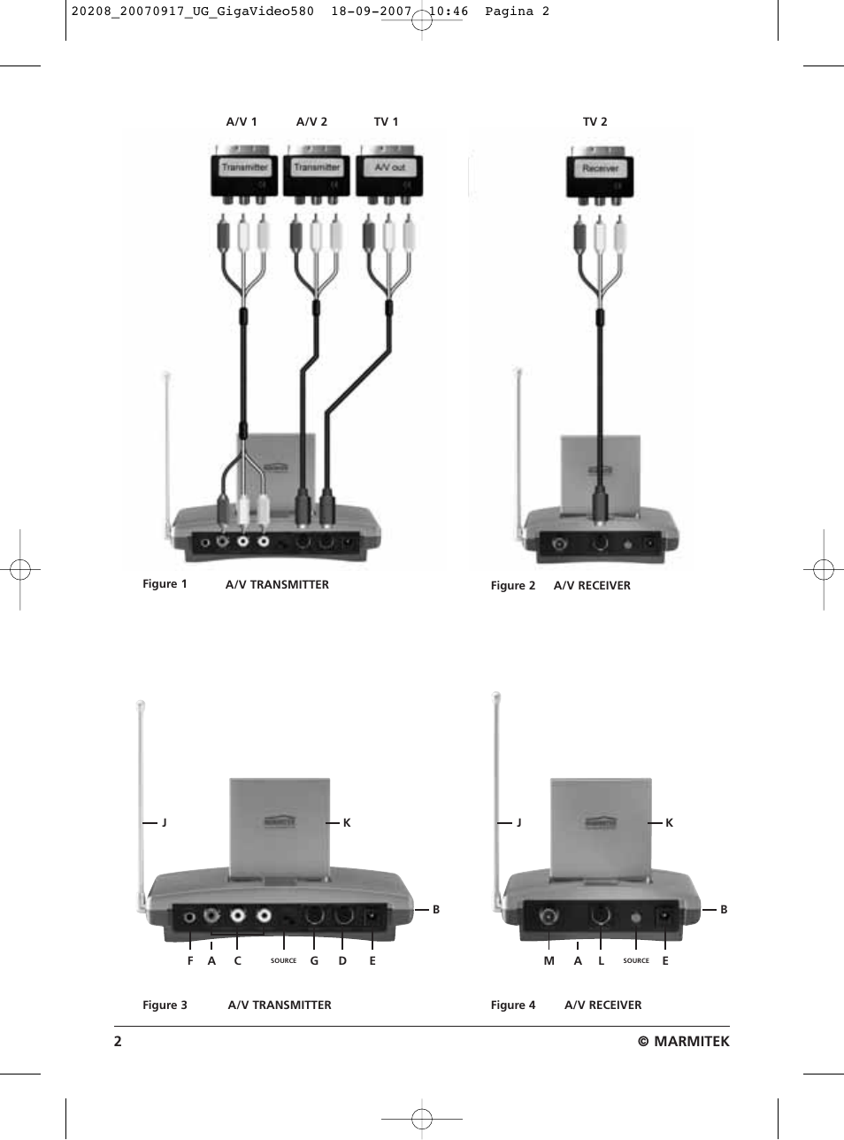 Marmitek 580 User Manual | Page 2 / 52
