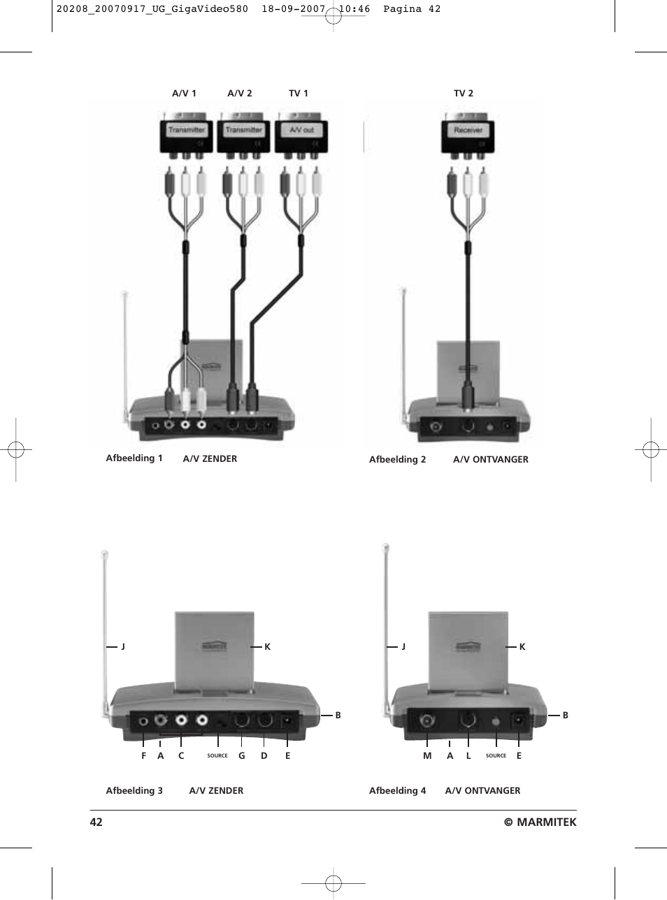 Marmitek 580 User Manual | Page 42 / 52