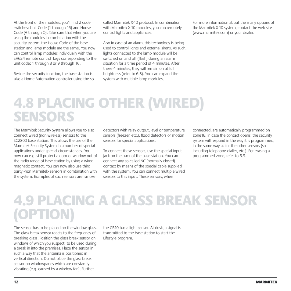 Marmitek MS9770 User Manual | Page 12 / 36