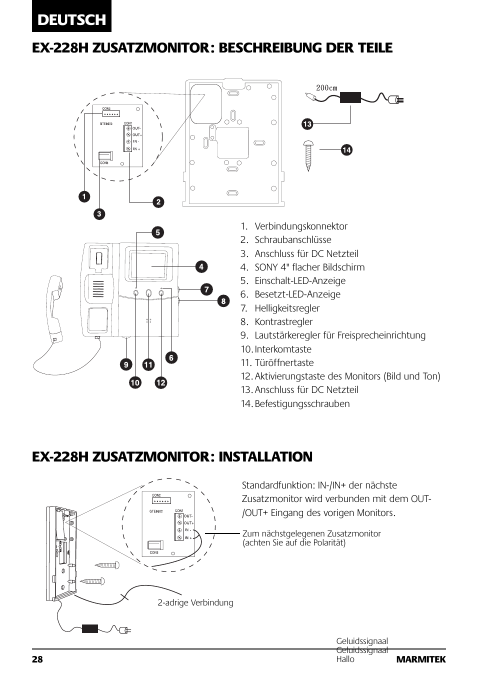 Deutsch | Marmitek M228 User Manual | Page 28 / 68