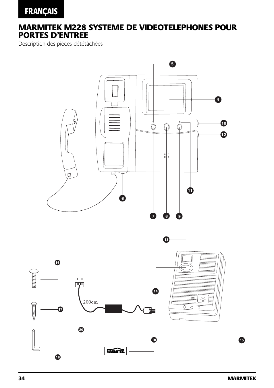 English français | Marmitek M228 User Manual | Page 34 / 68