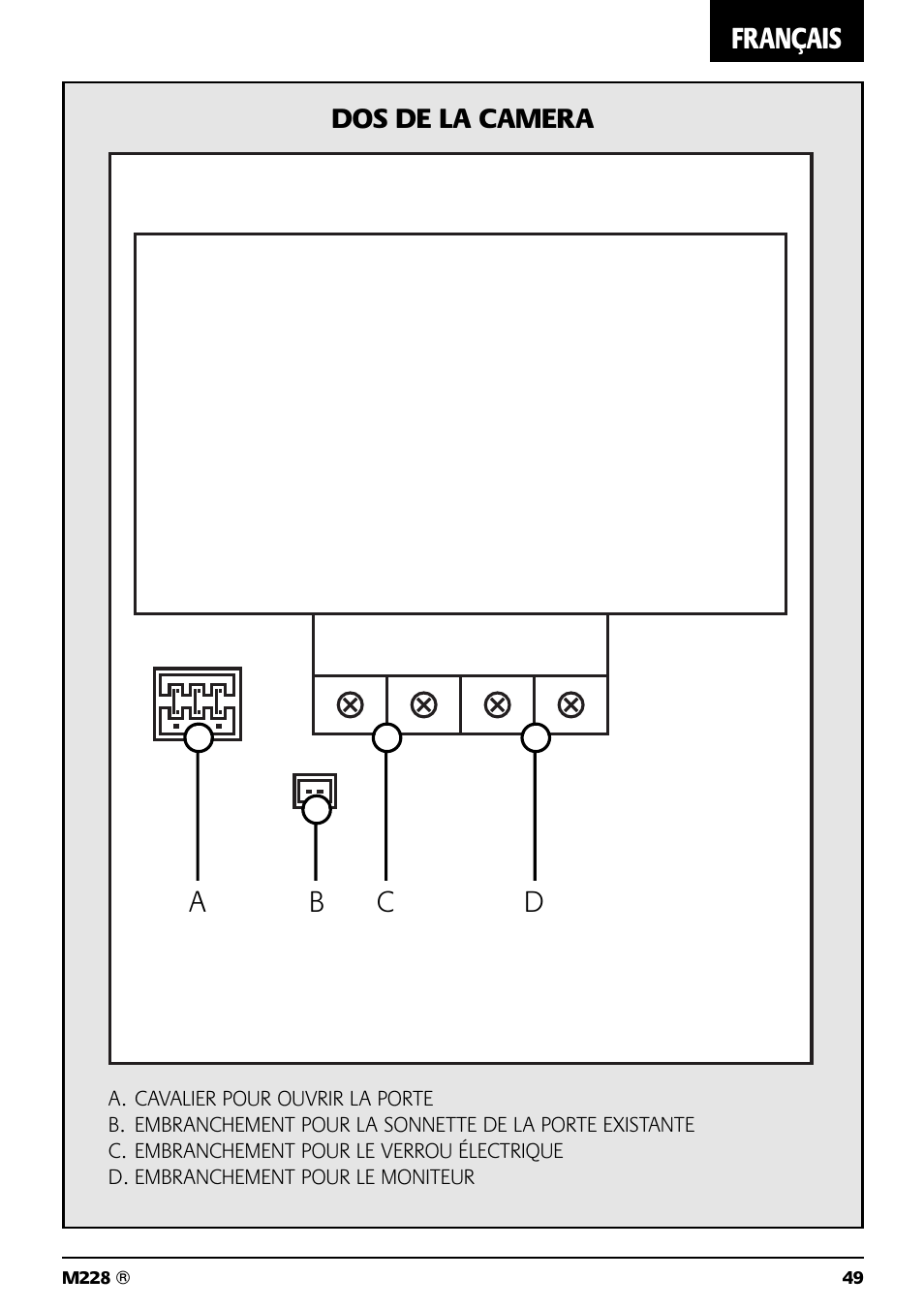 Français, Ab c d | Marmitek M228 User Manual | Page 49 / 68