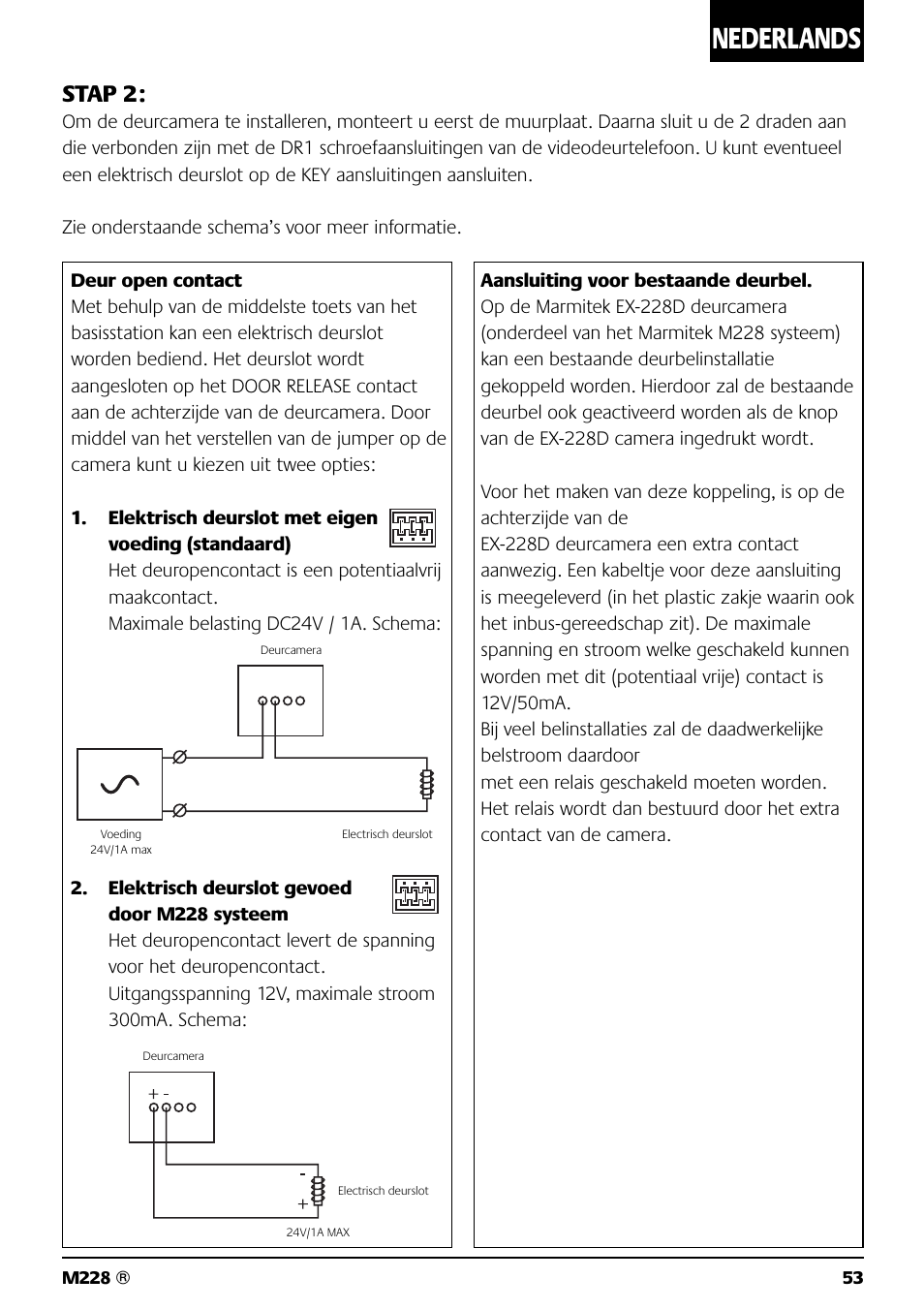 Nederlands, Stap 2 | Marmitek M228 User Manual | Page 53 / 68