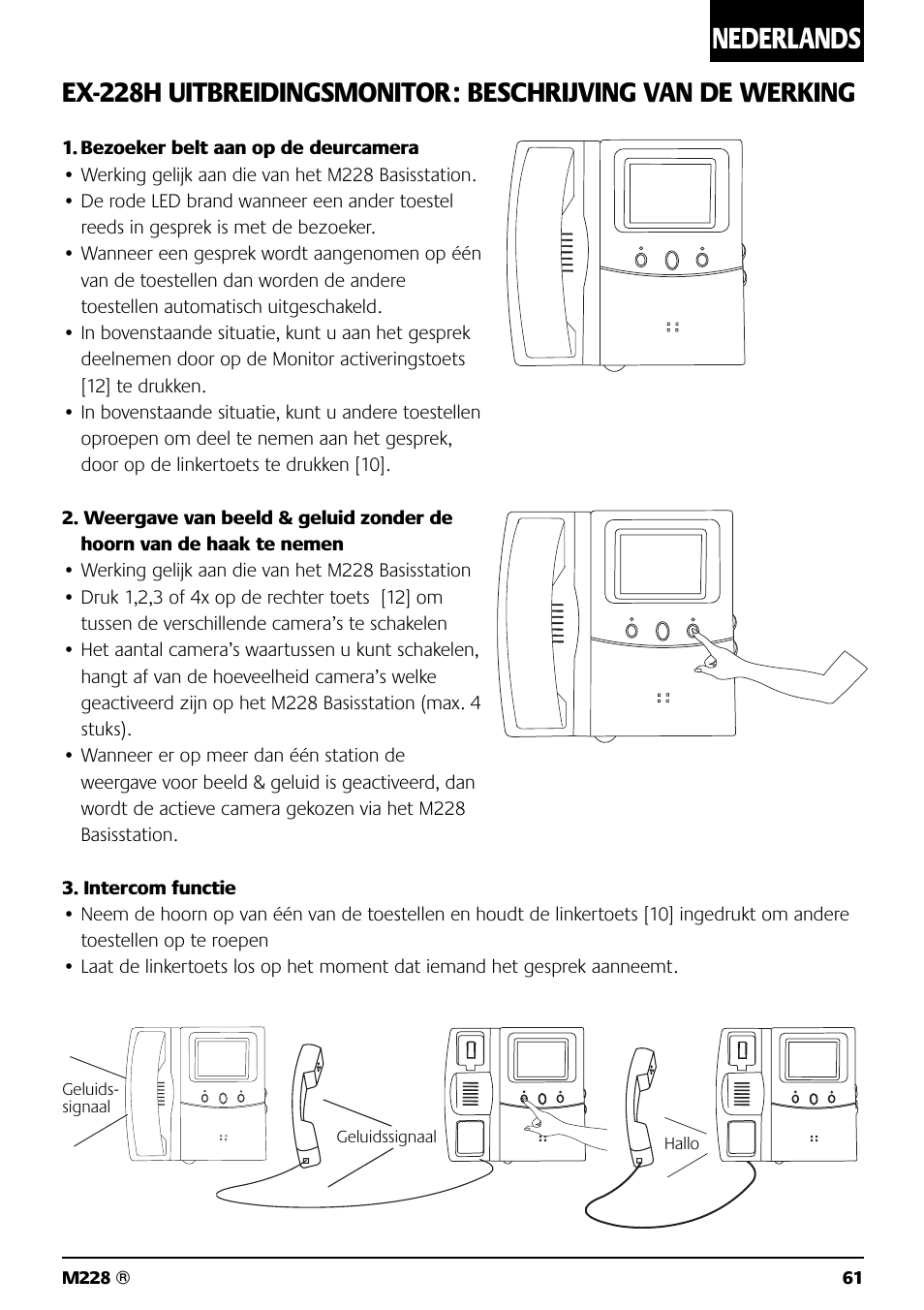 Nederlands | Marmitek M228 User Manual | Page 61 / 68