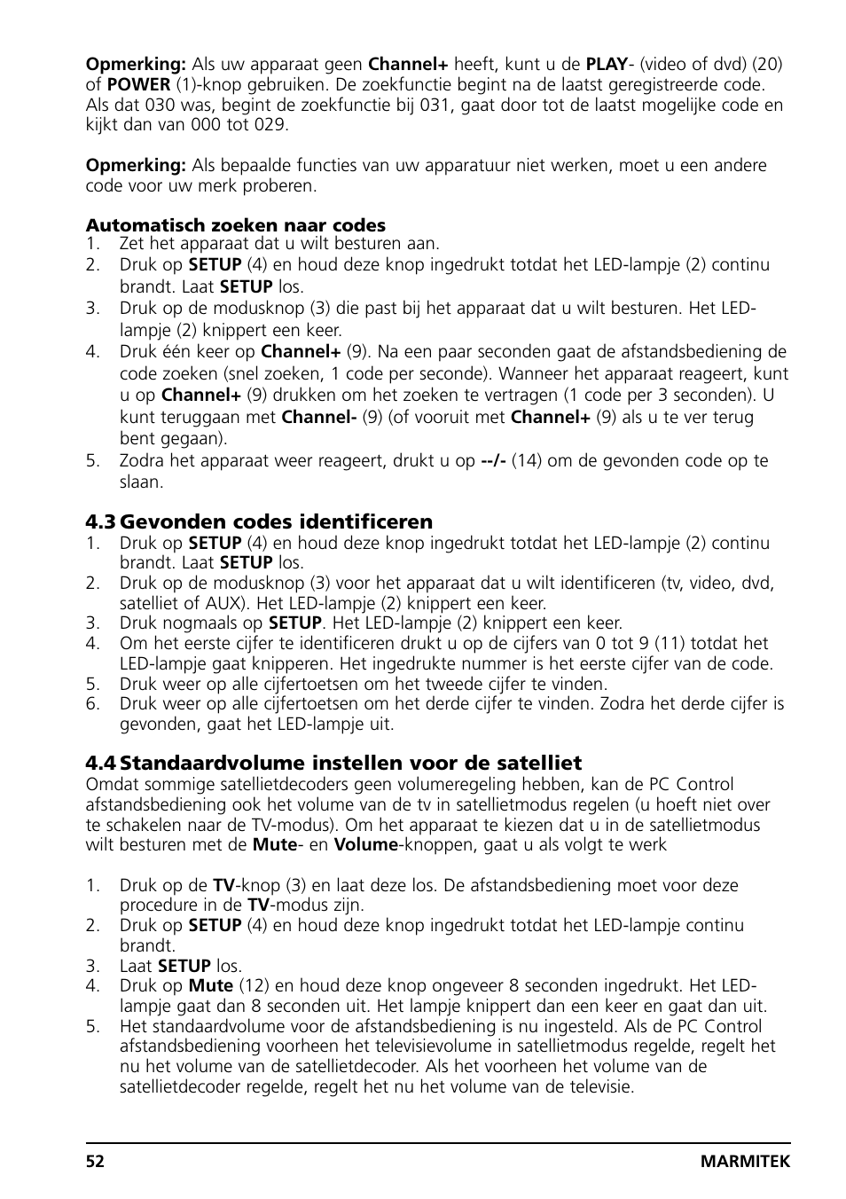 Marmitek PC CONTROL User Manual | Page 52 / 56