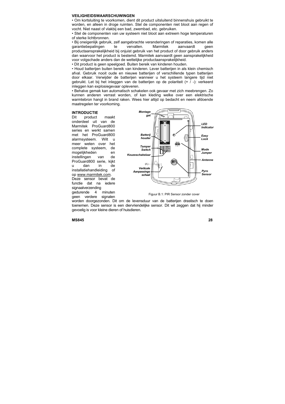 Marmitek MS845 User Manual | Page 29 / 36
